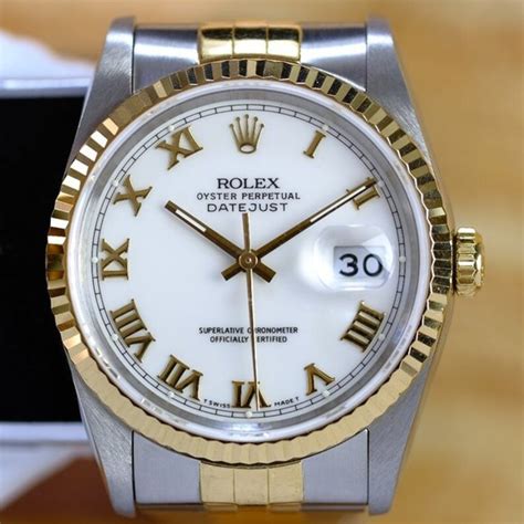 Rolex Datejust 16233 white dial